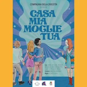 casa mia moglie tua locandina