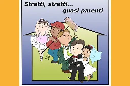 stretti stretti quasi parenti locandina